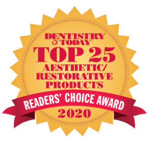 Dentistry Today’s Top 25 Aesthetic/Restorative Products Readers’ Choice Award 2020